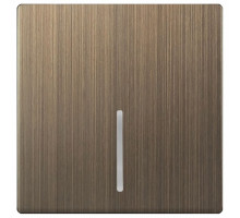 Клавиши для выключателя c подсветкой Werkel Бронзовый WL12-SW-1G-LED-CP