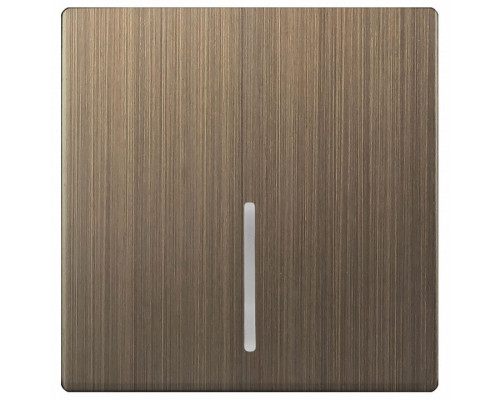 Клавиши для выключателя c подсветкой Werkel Бронзовый WL12-SW-1G-LED-CP