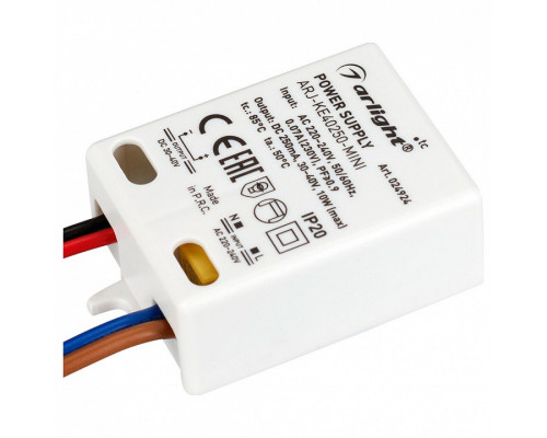 Блок питания Arlight  ARJ-KE40250-MINI (10W, 250mA, PFC)
