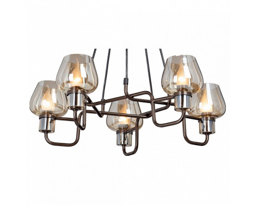 Подвесная люстра Vitaluce Шарики V4833-7/5S