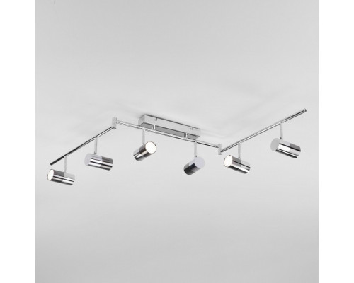 Спот Eurosvet Mini Topper 20086/6 LED хром/черный жемчуг 30W