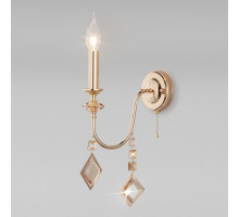 Бра Eurosvet Telao 10110/1 золото/тонированный хрусталь Strotskis