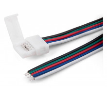 Соединитель лент гибкий Elektrostandard для светодиодных лент 12/24V Коннектор для лент 5050+5050 24V 60Led 14,4W IP20 RGBW, 5050 24V 60Led 14,4W IP20 RGBW гибкий односторонний (10pkt)