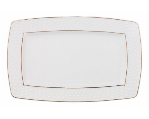 Блюдо декоративное (25.5 см) Диаманд голд 359-761