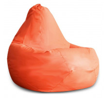 Кресло-мешок Оранжевая ЭкоКожа 2XL
