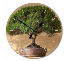 Настенные часы (33x33x4 см) Дерево счастья 01-003