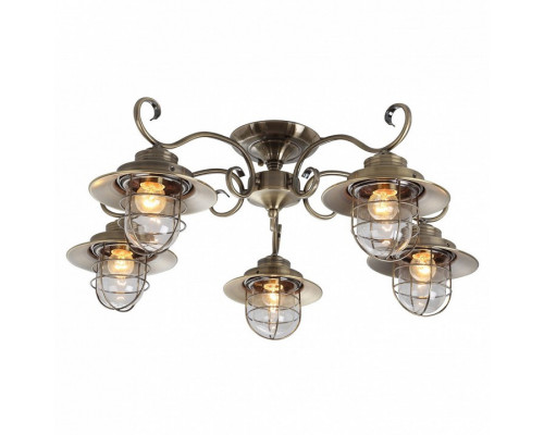 Потолочная люстра Arte Lamp Lanterna A4579PL-5AB
