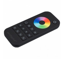 Пульт-регулятор цвета RGBW с сенсорным кольцом Arlight SMART-R SMART-R28-RGBW Black (1 зона, 2.4G)