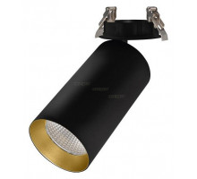 Спот Arlight SP-POLO-BUILT-R95-25W Day4000 (BK-GD, 40 deg) 027338