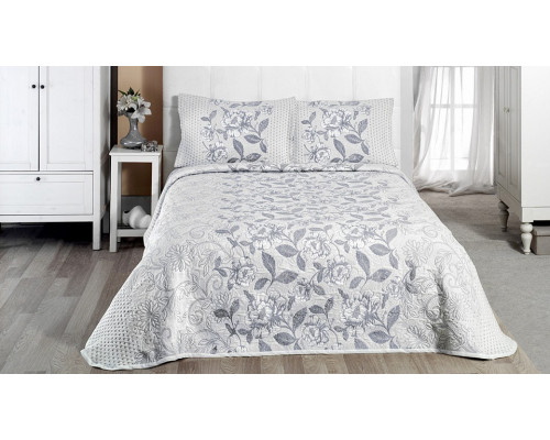 Покрывало с наволочками евростандарт JARDIN