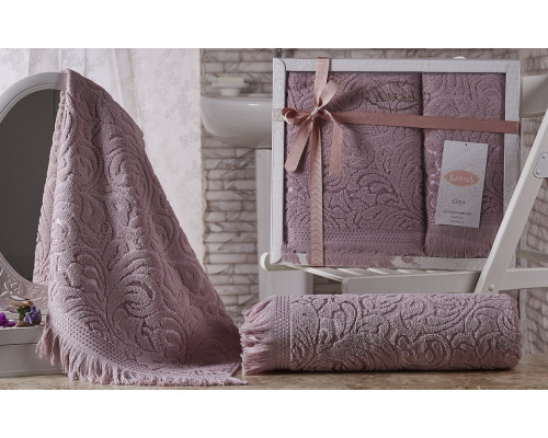 Набор из 2 полотенец для ванной ESRA