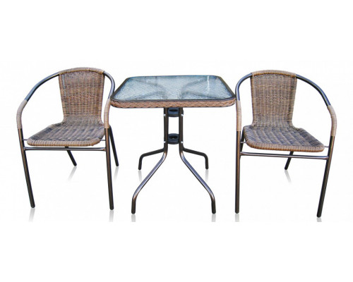 Набор уличный Асоль-2А TLH-037AR2/060SR-60х60 Cappuccino 2Pcs