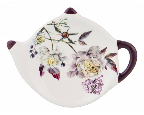 Подставка под чайные пакетики (12x8.5x1.5 см) Пурпур 358-1598