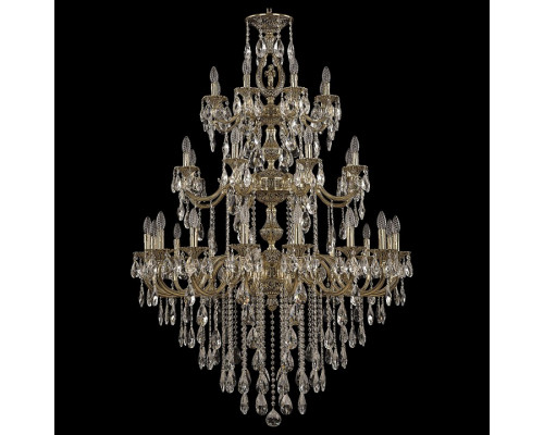 Подвесная люстра Bohemia Ivele Crystal 7201 72401/16+8+8/360/3D B GB FA4M