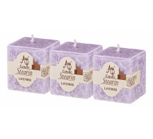 Набор из 3 свечей ароматических Lavender 348-798
