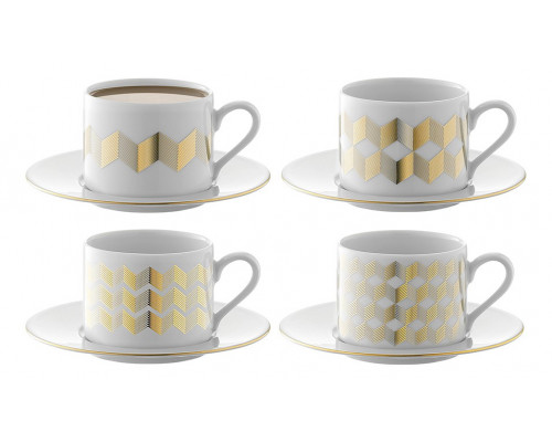 Набор из 4 чайных пар Signature chevron P034-11-146
