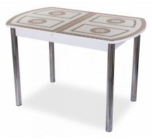 Стол обеденный Танго ПО со стеклом