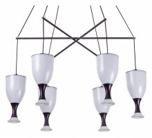 Подвесная люстра LED4U 6409 6409-6 Brown