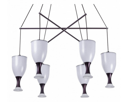 Подвесная люстра LED4U 6409 6409-6 Brown