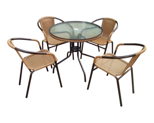 Набор уличный TLH-037С-TLH080RR-D80 Light Beige