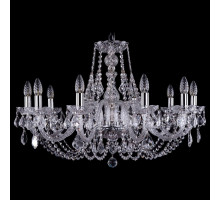 Подвесная люстра Bohemia Ivele Crystal 1406 1406/10/300/Ni/Leafs