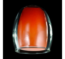 Плафон стеклянный Eurosvet Конфетти плафон 9808/30151 оранжевый+прозрачный, арт. 70438