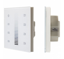 Панель-диммера сенсорная встраиваемая Arlight SR-2300 SR-2300TS-IN White (DALI, DIM)