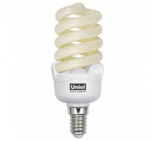 Лампа компактная люминесцентная Uniel  E14 15Вт 3000K 05402