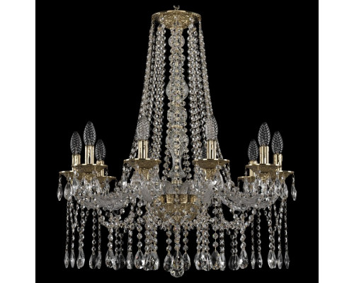 Подвесная люстра Bohemia Ivele Crystal 1613 16113/10/240/h-75 G