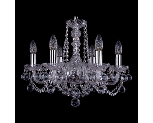 Подвесная люстра Bohemia Ivele Crystal 1402 1402/6/160/Ni/Balls
