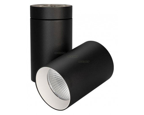 Светильник на штанге Arlight SP-POLO-SURFACE-TURN-R85-15W Day4000 (BK-WH, 40 deg) 027561