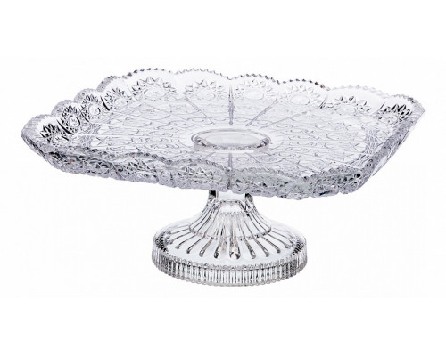 Блюдо декоративное (27х27х12.5 см) Muza Crystal 695-028