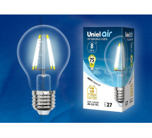 Лампа светодиодная Uniel Air E27 8Вт 4000K LED-A60-8W/NW/E27/CL GLA01TR картон