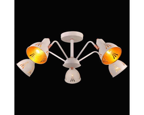 Люстра на штанге Natali Kovaltseva Favorit FAVORIT 75097/5C WHITE