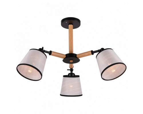 Люстра на штанге Imex 809 MD.0809-3-S BK+BR