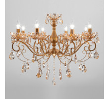 Подвесная люстра Eurosvet Escada 10109/8 бронза/тонированный хрусталь Strotskis