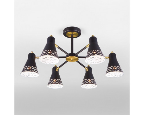 Люстра на штанге Eurosvet Trina 70100/6 черный