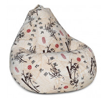 Кресло-мешок Стебли Бамбука Жаккард L