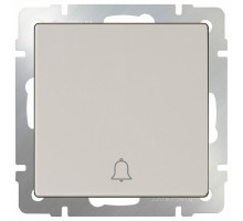 Кнопка звонка без рамки Werkel Слоновая кость WL03-04-01