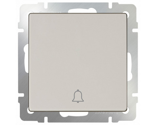 Кнопка звонка без рамки Werkel Слоновая кость WL03-04-01