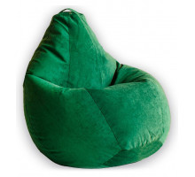 Кресло-мешок Зеленый Микровельвет L