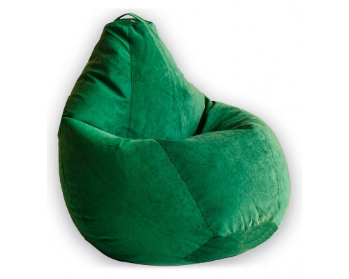 Кресло-мешок Зеленый Микровельвет L