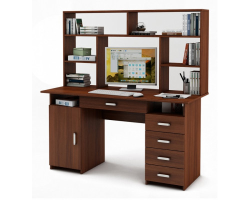 Стол компьютерный Лайт-7Я СН