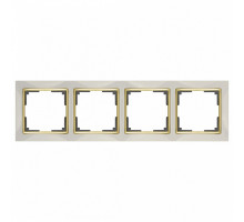 Рамка на 4 поста Werkel Snabb WL03-Frame-04-ivory-GD