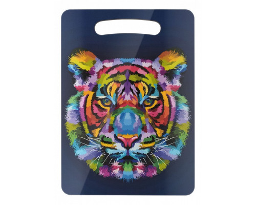 Доска разделочная (29x21x0.6 см) Цветной Тигр 17372
