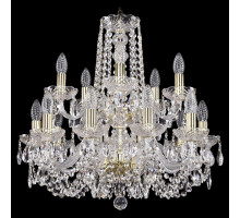 Подвесная люстра Bohemia Ivele Crystal 1402 1402/10+5/195/2d/G