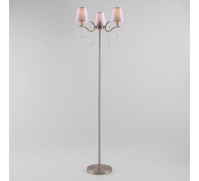 Торшер Eurosvet Aurelia 01059/3 сатин-никель/прозрачный хрусталь Strotskis