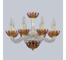 Подвесная люстра Bohemia Ivele Crystal Ivele Crystal 6 1311/8/165 G Cl/Shampan/M-1F