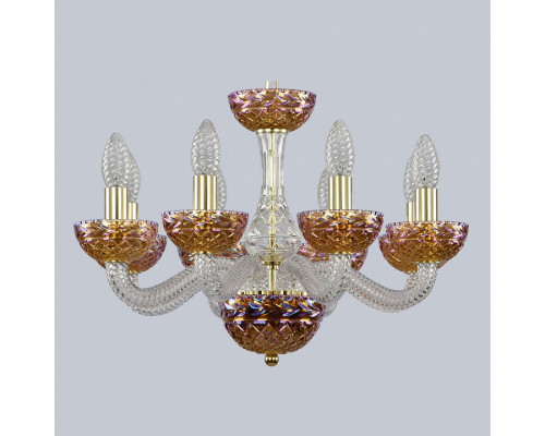 Подвесная люстра Bohemia Ivele Crystal Ivele Crystal 6 1311/8/165 G Cl/Shampan/M-1F