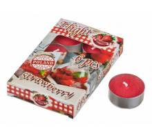 Набор из 6 свечей ароматических (4x2 см) Клубника 348-481